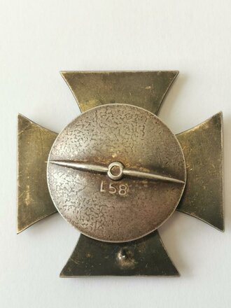 Eisernes Kreuz 1. Klasse 1939 am Schraubscheibe, Magnetisch, Hersteller "L58"  für Rudolf Souval, Wien. Im LDO Etui