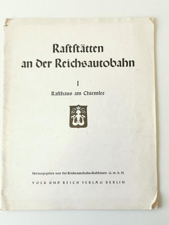 "Raststätten an der Reichsautobahn"...