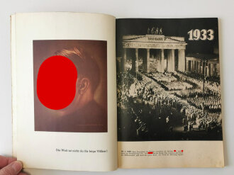 "Das Reich Adolf Hitlers" Ein Bildbuch vom werden Großdeutschlands, im Schutzumschlag