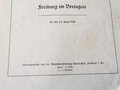 "Freiburger Studententag 1938 " Festschrift zum Ersten Studententag des N.S. Deutschen Studentenbundes Freiburg im Breisgau. 32 Seiten, DIN A4