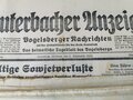 Konvolut von 133 Ausgaben " Lauterbacher Anzeiger, Vogelsberger Nachrichten"  Alle Ausgaben von 1941 und 42, nicht auf Vollständigkeit überprüft