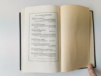 Adolf Hitler " Mein Kampf" Blaue Ganzleinenausgabe von 1941 in gutem Zustand, im Deckblatt wohl eine eingeklebte Widmung entfernt