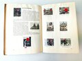 Sammelbilderalbum " Kampf ums Dritte Reich" komplett, angeschmutzt, auf der ersten Seite diverse Kinderklebebilder