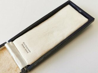 Etui zum Ehrenkreuz der deutschen Mutter 1. Stufe von Rettenmaier, entnazifiziert