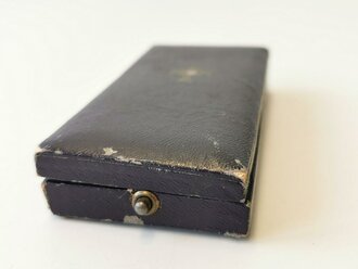 Etui zum Ehrenkreuz der deutschen Mutter 1. Stufe von Rettenmaier, entnazifiziert