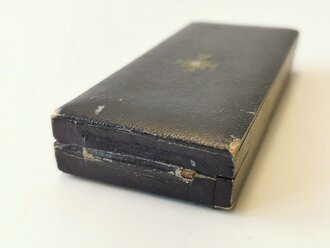 Etui zum Ehrenkreuz der deutschen Mutter 1. Stufe von Rettenmaier, entnazifiziert