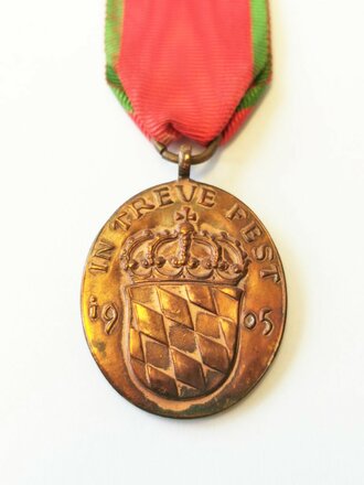 Bayern Jubiläumsmedaille für die Armee 1905, am Band