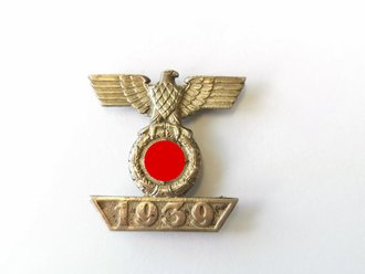 Wiederholungsspange 1939 für Eisernes Kreuz 2. Klasse 1914, Buntmetall