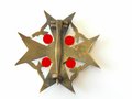 Spanienkreuz in bronze, Buntmetall bronziert, ansprechendes Stück