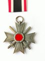 Kriegsverdienstkreuz 2. Klasse mit Schwertern, Zink bronziert, im Bandring "53" für  Glaser & Sohn, Dresden