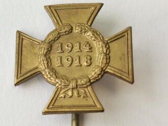 Miniatur an Nadel  Ehrenkreuz für Kriegsteilnehmer 16mm, neuwertig, 1 Stück