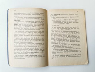 H.Dv.483, Die Nachschubdienste des Feldheeres, datiert 1939, A6, 80 Seiten