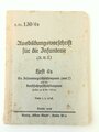 H.Dv.130/4b Ausbildungsvorschrift für Infanterie, datiert 1938, A6, 51 Seiten