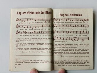 HJ, Lieder vom Führerthing 1938, A6, 36 Seiten