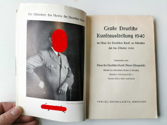 Große Deutsche Kunstausstellung 1940 im Haus der Deutschen Kunst München, Offizieller Ausstellungskatalog, A5