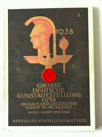 Große Deutsche Kunstausstellung 1938  im Haus der Deutschen Kunst München, Offizieller Ausstellungskatalog, A5