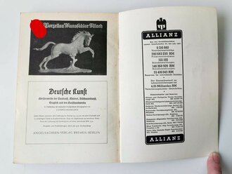 Große Deutsche Kunstausstellung 1938  im Haus der Deutschen Kunst München, Offizieller Ausstellungskatalog, A5