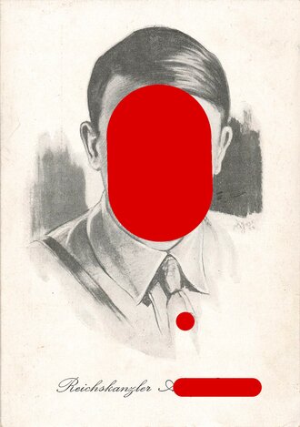 Ansichtskarte "Reichskanzler Adolf Hitler" Verlag Schumm