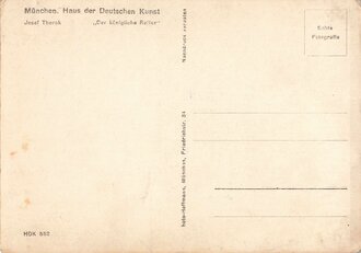 Ansichtskarte Haus der Deutschen Kunst "Josef Thorak - Der königliche Reiter"