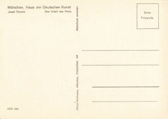 Ansichtskarte Haus der Deutschen Kunst "Josef Thorak - Das Urteil des Paris"