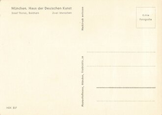 Ansichtskarte Haus der Deutschen Kunst "Josef Thorak - Zwei Menschen"