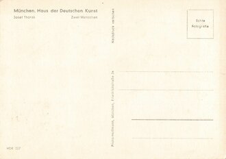 Ansichtskarte Haus der Deutschen Kunst "Josef Thorak - Zwei Menschen"