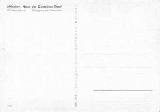 Ansichtskarte Haus der Deutschen Kunst "Wilhelm Sauter - Übergang am Oberrhein"