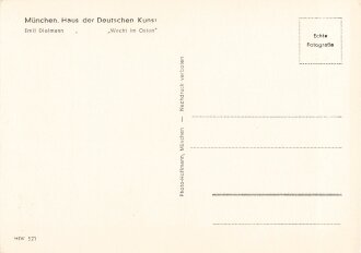 Ansichtskarte Haus der Deutschen Kunst "Emil Dielmann - Wacht im Osten"