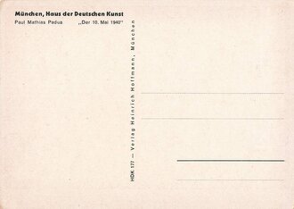 Ansichtskarte Haus der Deutschen Kunst "Paul Mathias Padua - Der 10. Mai 1940"