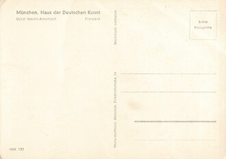 Ansichtskarte Haus der Deutschen Kunst "Oskar Martin-Amorbach - Flandern"