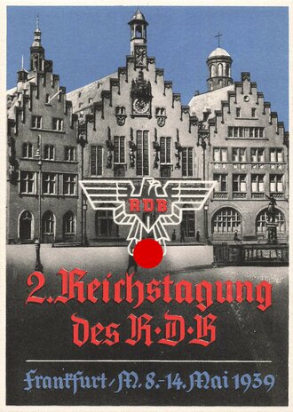 Ansichtskarte "2. Reichstagung des RDB Frankfurt 8....