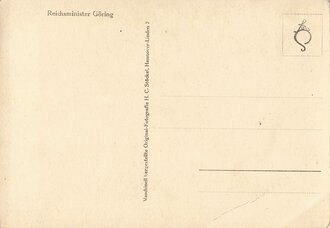 Ansichtskarte "Reichsminister Göring"