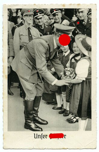 Ansichtskarte "Unser Führer " dateirt 1940