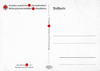 Ansichtskarte "Die Marine-SA übt" 