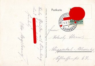 Ansichtskarte "Appell der SA., SS., und NSKK in der Luitpoldarena. Reichparteitag 1936" 
