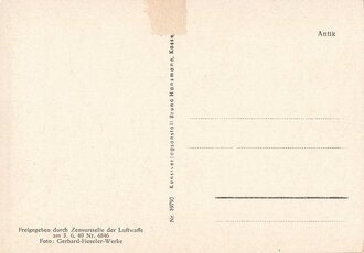 Ansichtskarte Luftwaffe "Fi 167 Mehrzweckeflugzeug"