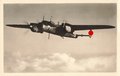Ansichtskarte Unsere Luftwaffe "Zweimotoriges Kampfflugzeug Dornier DO 17 über den Wolken"
