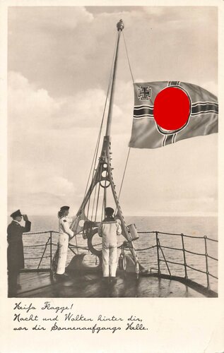 Ansichtskarte Kriegsmarine, datiert 1936