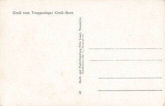 Ansichtskarte "Gruß vom Truppenlager Groß-Born"