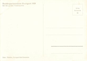 Ansichtskarte Reichsgartenschau Stuttgart 1939 "Bei den großen Wasserspielen"