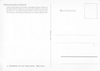 Ansichtskarte Sudetendeutsches Hilfswerk "Glasschleifer aus dem Böhmerwald"