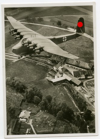 Ansichtskarte Luftwaffe "Großraumtransporter Messerschmitt Me 323 Gigant"