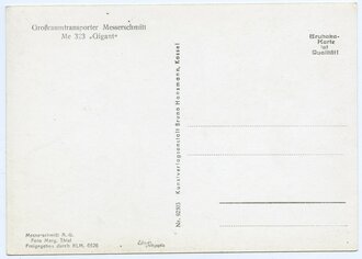 Ansichtskarte Luftwaffe "Großraumtransporter Messerschmitt Me 323 Gigant"