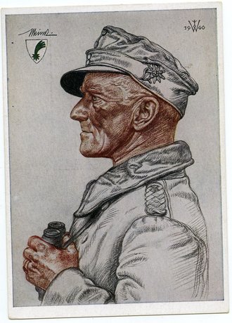Willrichkarte "Oberst von Meindel"