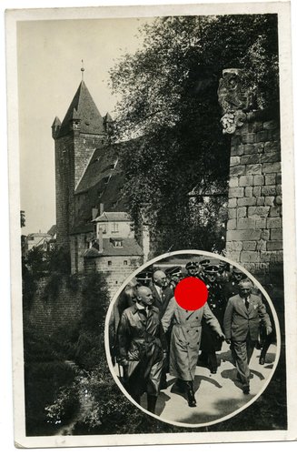 Ansichtskarte "Reichsparteitag Nürnberg", datiert 1933