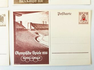 4 Postkarten Olympische Spiele 1936