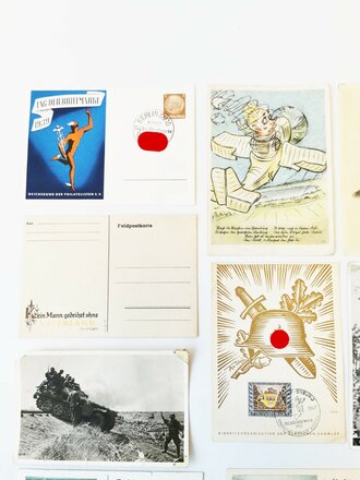 12 Postkarten / Ansichtskarten aus der Zeit des...