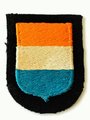 Ärmelschild der Niederländischen Freiwilligen der Waffen-SS, RZM Ausführung, ungetragen
