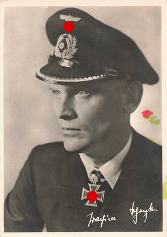 Ansichtskarte Ritterkreuzträger "Kapitänleutnant Joachim Schepke", datiert 1943