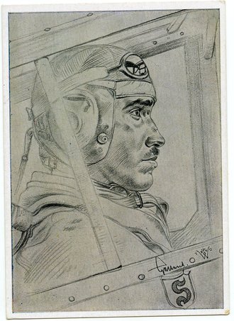 Willrichkarte "Oberstleutnant Galland"